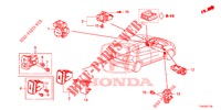INTERRUPTOR (LH) para Honda JAZZ 1.4 LSH 5 portas 5 velocidades manuais 2013
