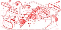 RETROVISOR/PALA SOL (VIRAGE AUTOMATIQUE) para Honda JAZZ 1.4 LSH 5 portas totalmente automática CVT 2013