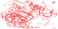 SUPERIOR PAINEL INSTR (LH) para Honda JAZZ 1.4 LSH 5 portas totalmente automática CVT 2013