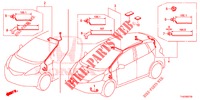 CABLAGEM (LH) (6) para Honda JAZZ 1.4 LSP 5 portas 5 velocidades manuais 2013