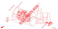 ESTEIO DO ARNES DO MOTOR(1.7L)(D.)  para Honda JAZZ 1.4 LSP 5 portas 5 velocidades manuais 2013