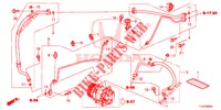 AR CONDICIONADO (FLEXIBLES/TUYAUX) (LH) para Honda JAZZ 1.4 LSP 5 portas totalmente automática CVT 2013