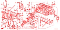 BLOCO CILINDROS/CARTER OLEO (1.2L/1.3L/1.4L) para Honda JAZZ 1.4 LSP 5 portas totalmente automática CVT 2013