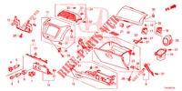 GUARNICAO INSTRUMENTOS (COTE DE PASSAGER) (LH) para Honda JAZZ 1.4 LSP 5 portas totalmente automática CVT 2013