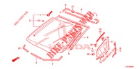 PARA BRISAS/ VIDRO TRASEIRO  para Honda JAZZ 1.4 LSP 5 portas totalmente automática CVT 2013