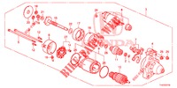 COMPONENTE MOTOR ARRANQUE (DENSO) para Honda JAZZ 1.4 LSPH 5 portas 5 velocidades manuais 2013