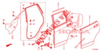 PAINEL PORTA TRASEIRA(4 PORTAS)  para Honda JAZZ 1.4 LSPH 5 portas 5 velocidades manuais 2013