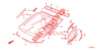 PARA BRISAS/ VIDRO TRASEIRO  para Honda JAZZ 1.4 LSPH 5 portas 5 velocidades manuais 2013
