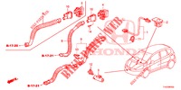 AR CONDICIONADO (SENSEUR/CLIMATISEUR D'AIR AUTOMATIQUE) para Honda JAZZ 1.4 LSPH 5 portas totalmente automática CVT 2013