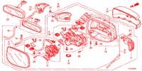RETROVISOR/PALA SOL (VIRAGE AUTOMATIQUE) para Honda JAZZ 1.4 LSPH 5 portas totalmente automática CVT 2013