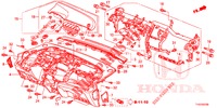 SUPERIOR PAINEL INSTR (LH) para Honda JAZZ 1.4 LSPH 5 portas totalmente automática CVT 2013