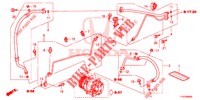 AR CONDICIONADO (FLEXIBLES/TUYAUX) (LH) para Honda JAZZ 1.4 SH 5 portas 5 velocidades manuais 2013