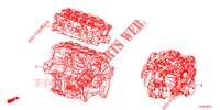 KIT JUNTAS/CONJ. MOTOR/CONJ. CAIXA VELOCIDADES  para Honda JAZZ 1.4 SH 5 portas totalmente automática CVT 2013