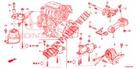 APOIO MOTOR (MT) para Honda JAZZ 1.4 LS 5 portas 5 velocidades manuais 2014