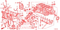 BLOCO CILINDROS/CARTER OLEO (1.2L/1.3L/1.4L) para Honda JAZZ 1.4 LS 5 portas 5 velocidades manuais 2014