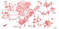 APOIO MOTOR (MT) para Honda JAZZ 1.2 LSI 5 portas 5 velocidades manuais 2014