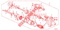 MOTOR ARRANQUE (DENSO) (1) para Honda JAZZ 1.4 LUXURY 5 portas 5 velocidades manuais 2014