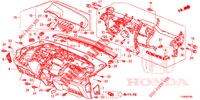 SUPERIOR PAINEL INSTR (LH) para Honda JAZZ 1.4 LUXURY 5 portas 5 velocidades manuais 2014