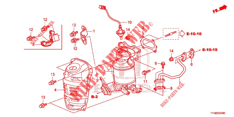 CONVERSOR BINARIO  para Honda JAZZ 1.4 LUXURY 5 portas 5 velocidades manuais 2014