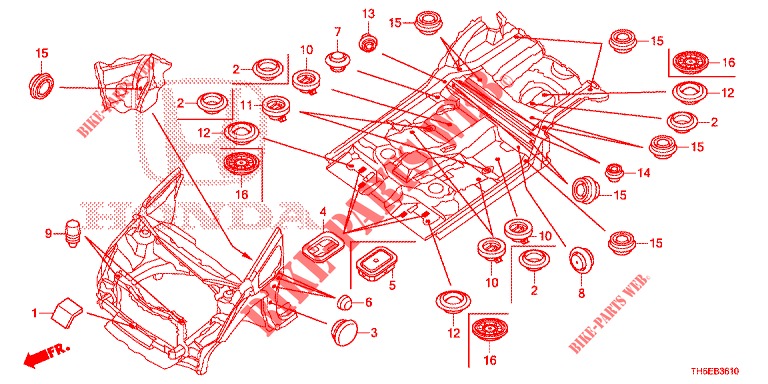OLHAL (AVANT) para Honda JAZZ 1.4 LUXURY 5 portas 5 velocidades manuais 2014
