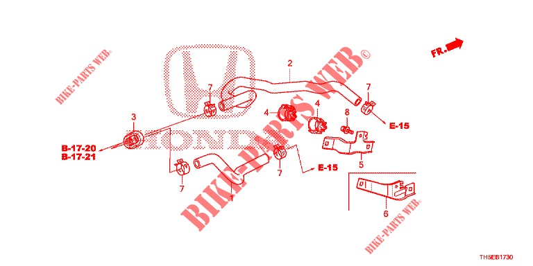 UNIDADE AQUECEDOR/TUBO FLEXIVEL LAVA  para Honda JAZZ 1.4 LUXURY 5 portas 5 velocidades manuais 2014
