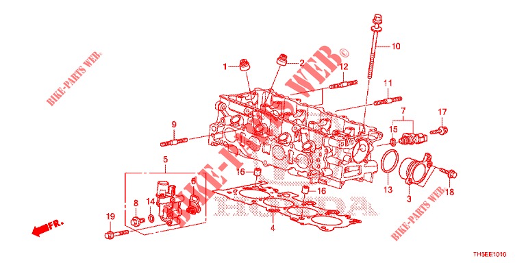 VALVULA EMBOLO/ SENSOR PRESSAO OLEO  para Honda JAZZ 1.4 LUXURY 5 portas 5 velocidades manuais 2014