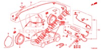 ANTENA/ALTIFALANTE  para Honda JAZZ 1.4 ESH 5 portas totalmente automática CVT 2014