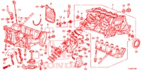 BLOCO CILINDROS/CARTER OLEO (1.2L/1.3L/1.4L) para Honda JAZZ 1.4 ESH 5 portas totalmente automática CVT 2014