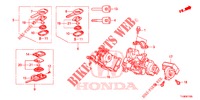 COMPONENTES CANHAO CHAVE  para Honda JAZZ 1.4 ESH 5 portas totalmente automática CVT 2014