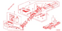 FERRAMENTA/MACACO  para Honda JAZZ 1.4 ESH 5 portas totalmente automática CVT 2014