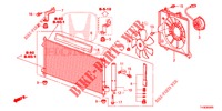 AR CONDICIONADO (CONDENSATEUR) para Honda JAZZ 1.4 ESL 5 portas totalmente automática CVT 2014