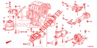 APOIO MOTOR (MT) para Honda JAZZ 1.4 ESLT 5 portas 5 velocidades manuais 2014