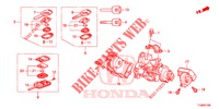 COMPONENTES CANHAO CHAVE  para Honda JAZZ 1.2 ELEGANCE LS 5 portas 5 velocidades manuais 2014