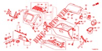 GUARNICAO INSTRUMENTOS (COTE DE PASSAGER) (LH) para Honda JAZZ 1.2 ELEGANCE LS 5 portas 5 velocidades manuais 2014
