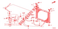 TUBO FLEXIVEL RADIADOR/DEPOSITO RESERVA  para Honda JAZZ 1.2 ELEGANCE LS 5 portas 5 velocidades manuais 2014