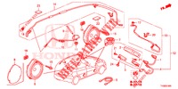 ANTENA/ALTIFALANTE  para Honda JAZZ 1.4 LSH 5 portas totalmente automática CVT 2014