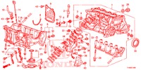 BLOCO CILINDROS/CARTER OLEO (1.2L/1.3L/1.4L) para Honda JAZZ 1.4 LSH 5 portas totalmente automática CVT 2014