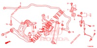 BRACO INFERIOR FRENTE/ MOLA ESTABILIZADOR  para Honda JAZZ 1.4 LSH 5 portas totalmente automática CVT 2014
