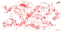 GUARNICAO INSTRUMENTOS (COTE DE PASSAGER) (LH) para Honda JAZZ 1.4 LSH 5 portas totalmente automática CVT 2014