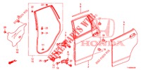 PAINEL PORTA TRASEIRA(4 PORTAS)  para Honda JAZZ 1.4 LSH 5 portas totalmente automática CVT 2014