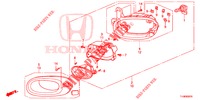 LUZ NEVOEIRO (1) para Honda JAZZ 1.4 LSP 5 portas 5 velocidades manuais 2014