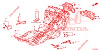 TAPETE PISO/ISOLADOR  para Honda JAZZ 1.4 LSP 5 portas 5 velocidades manuais 2014