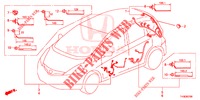 CABLAGEM (LH) (5) para Honda JAZZ 1.4 LSP 5 portas totalmente automática CVT 2014
