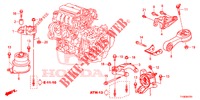APOIO MOTOR (CVT) para Honda JAZZ 1.4 LSPH 5 portas totalmente automática CVT 2014