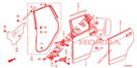 PAINEL PORTA TRASEIRA(4 PORTAS)  para Honda JAZZ 1.4 LSPH 5 portas totalmente automática CVT 2014