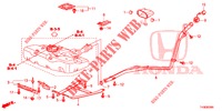 TUBO DO ENCHEDOR DE COMBUSTIVEL  para Honda JAZZ 1.4 LSPH 5 portas totalmente automática CVT 2014