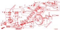 BOMBA PRINCIPAL TRAVOES/SERVO FREIO (LH) para Honda JAZZ 1.4 SPH 5 portas 5 velocidades manuais 2014