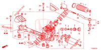 CAIXA DIRECCAO ASSISTIDA (LH) para Honda JAZZ 1.4 SPH 5 portas 5 velocidades manuais 2014