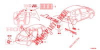 EMBLEMA/ETIQUETA CUIDADO  para Honda JAZZ 1.4 SPH 5 portas 5 velocidades manuais 2014