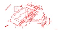 PARA BRISAS/ VIDRO TRASEIRO  para Honda JAZZ 1.4 SPH 5 portas 5 velocidades manuais 2014
